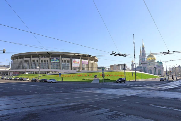 体育复杂"奥运会"在莫斯科的大厦 — 图库照片