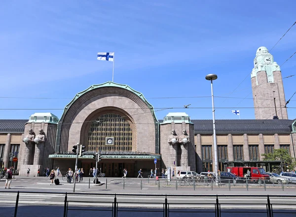 Centrální nádraží Helsinky — Stock fotografie