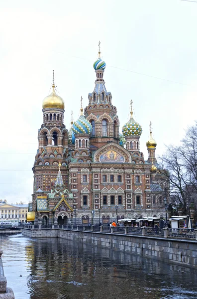 Cathedral of the Resurrection on Spilled Blood — Stock Photo, Image