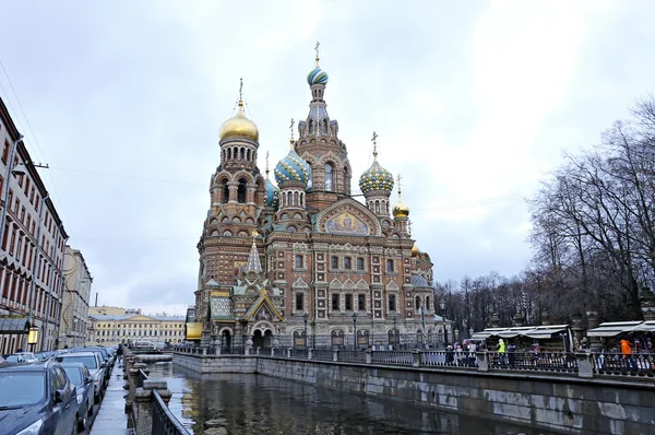 Cathedral of the Resurrection on Spilled Blood (Church of Our Sa — Stock Photo, Image