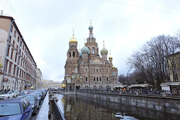 Cathedral of the Resurrection on Spilled Blood — Stock Photo, Image