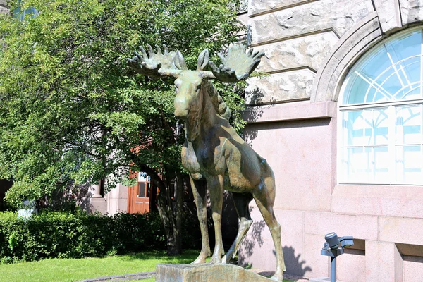 Bronzová socha Los — Stock fotografie