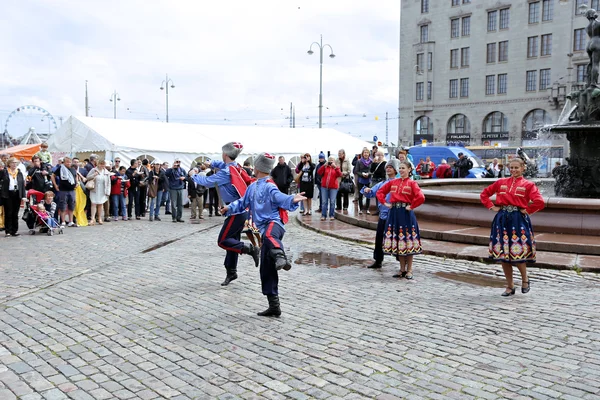 Russian cossack Sabre Dance — Stock Photo, Image