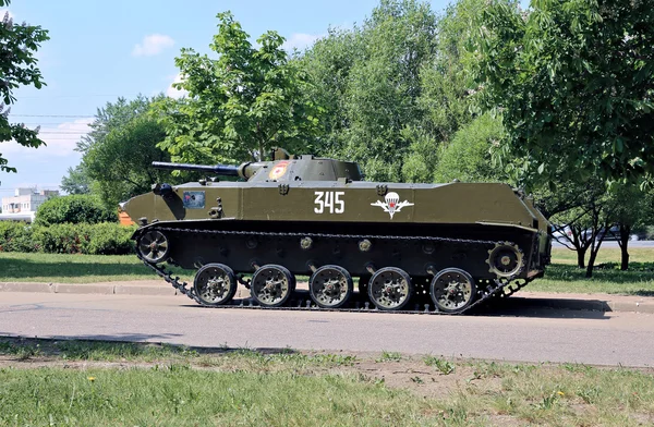 Russian amphibious armored personnel carrier — Stock Photo, Image