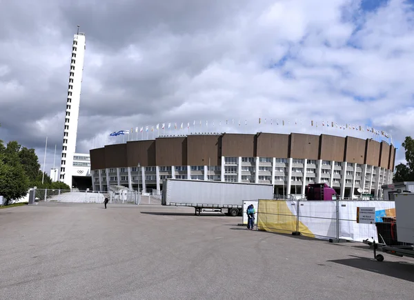 Olympijský stadion v Helsinkách — Stock fotografie