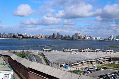Kazan Kremlin den Kazanka Nehri'nin görünümü
