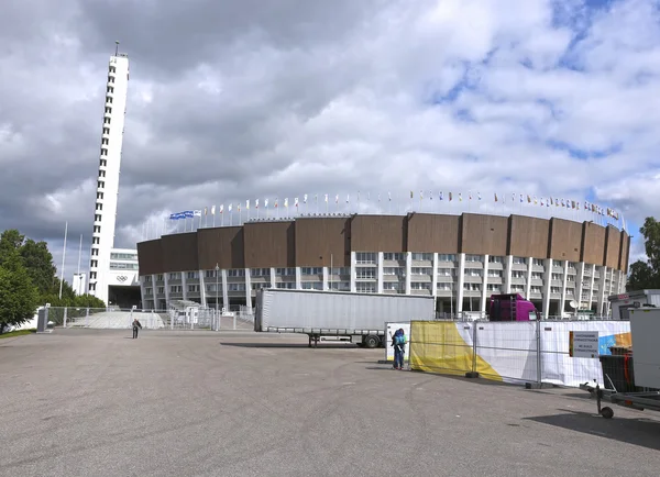 Olympijský stadion v Helsinkách — Stock fotografie