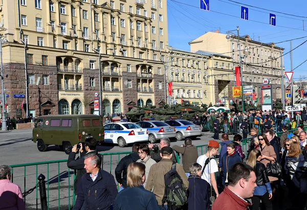 Moscú Rusia Mayo 2015 Desfile Militar Dedicado Día Victoria Segunda —  Fotos de Stock