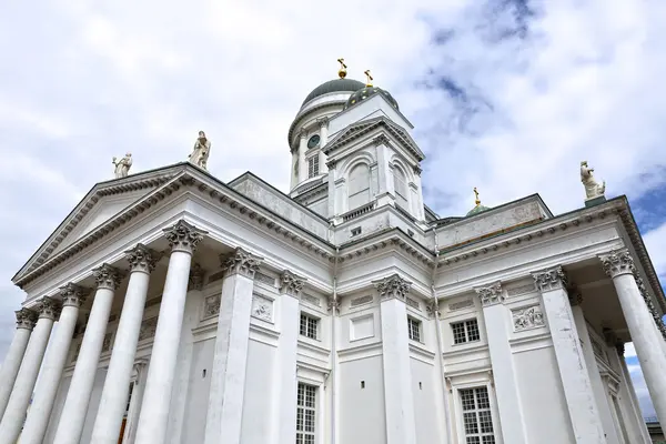 Kathedrale der Heiligen Nikolaus (Basilika der Kathedrale) in Helsinki — Stockfoto
