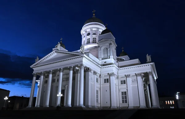 Kathedraal van St. Nicolaas (kathedraal basiliek) in Helsinki — Stockfoto