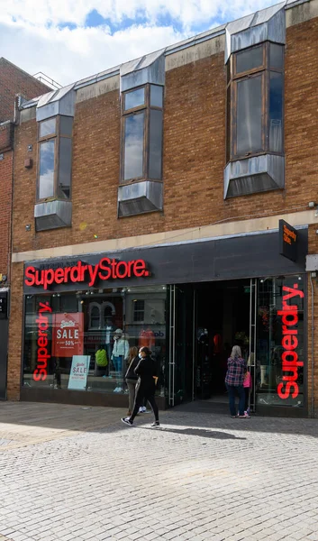 Windsor Reino Unido Agosto 2020 Fachada Superdry Clothing Store Peascod — Foto de Stock