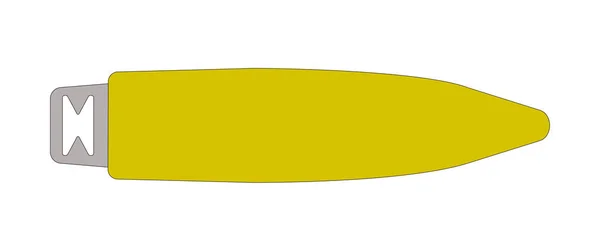 アイコン ロゴやウェブ装飾として使用するための黄色の鉄の板のグラフィックイラスト — ストック写真