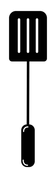 Graphic Illustartion Sfish Slice Spatula Use Icon Logo — Stock Photo, Image