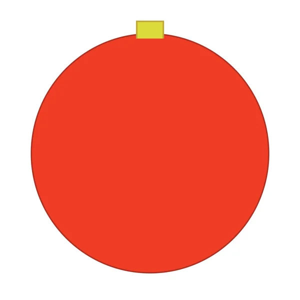 Grafisk Illustration Christmas Bauble För Användning Som Ikon Logotyp Eller — Stockfoto