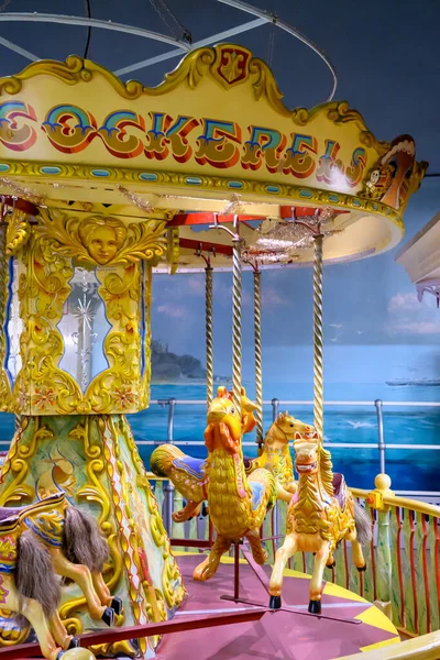 Wookey Hole United Kingdom August 2020 Colourful Horses Old Fair — 图库照片