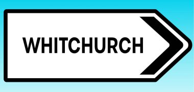 CITY68125000-01 'i gösteren İngiliz yol tabelasının grafiksel bir yanılsaması.