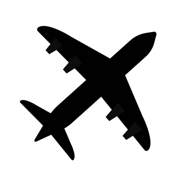 Graphic Illustration Aeroplane Use Icon Logo Web Decoration — Stock Photo, Image