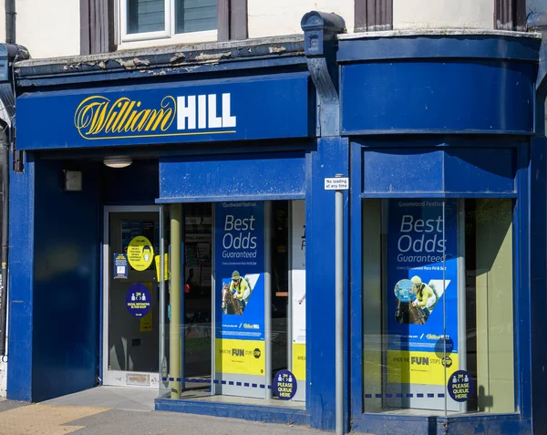 Hastings Reino Unido Julho 2020 Frontage William Hill Bookmakers Old — Fotografia de Stock