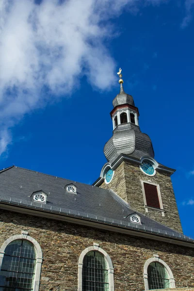 Gamle bygninger på byen - Stock-foto