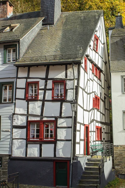 Monschau στο Eifel όπως παλιά πόλη — Φωτογραφία Αρχείου