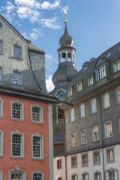 Monschau Eifel jako stare miasto — Zdjęcie stockowe