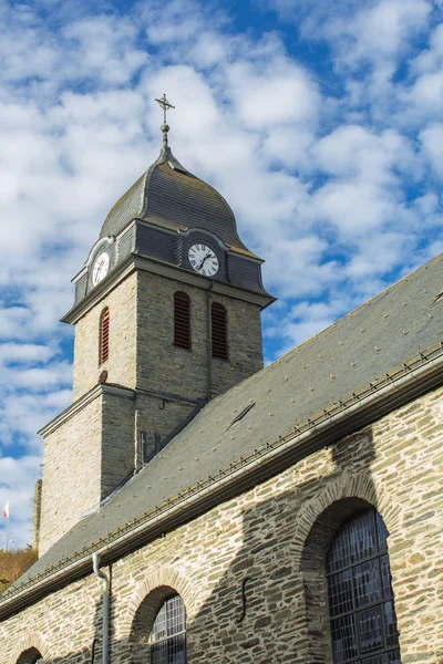 Напрямку Monschau в регіоні Eifel як Старе місто — стокове фото