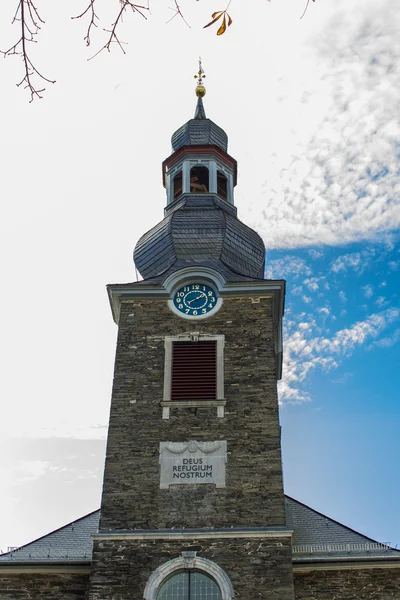 Напрямку Monschau в регіоні Eifel як Старе місто — стокове фото