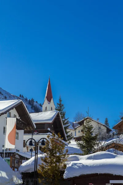 Winter paradijs in Berwang — Stockfoto