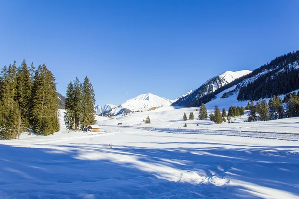 Paraíso de inverno em berwang Fotos De Bancos De Imagens