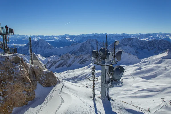 Vue d'hiver dans les Alpes — Photo