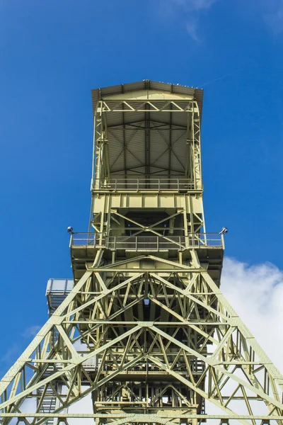 Mining tower as a memorial — Stock Photo, Image