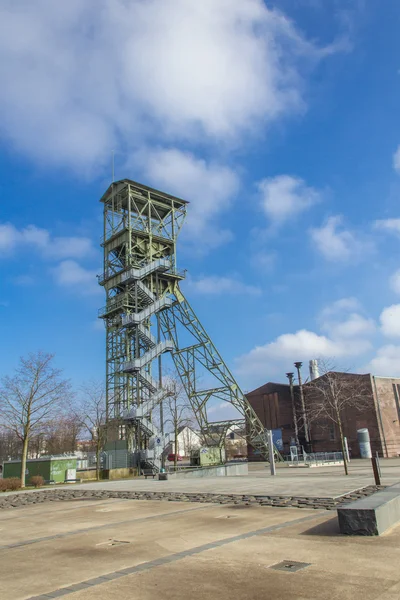 Mining tower as a memorial — Stock Photo, Image