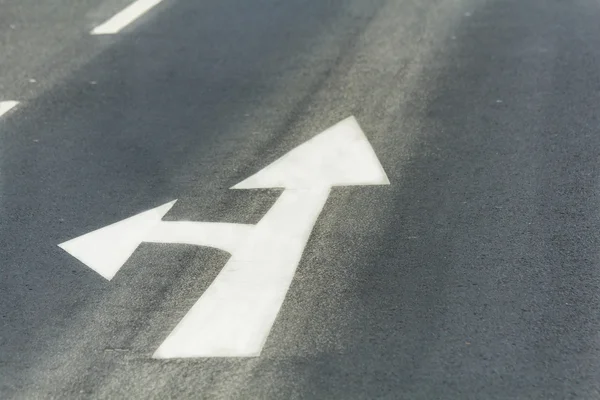 Road signs accompany us — Stock Photo, Image