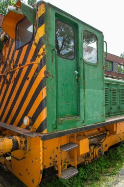 Terkedilmiş bir parça eski bir trende