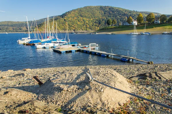 Un porto turistico di Woffelsbach — Foto Stock