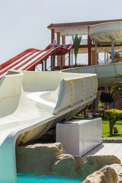 Parque aquático na popular estância turística — Fotografia de Stock