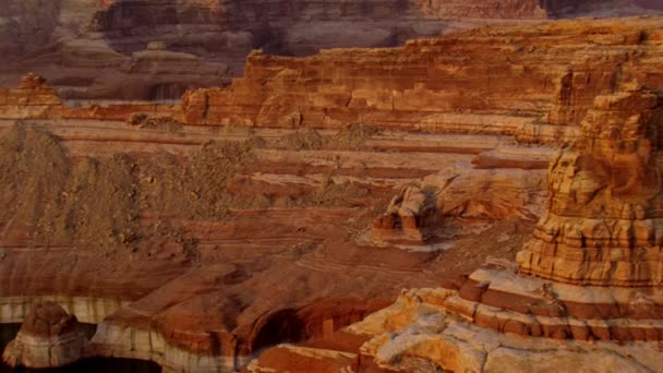 Vue Aérienne Grand Canyon Horseshoe Bend Rivière Colorado — Video