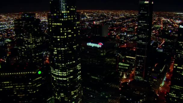 Vista Aérea Autopista Rascacielos Edificios Manhattan Ciudad Nueva York Skyline — Vídeo de stock