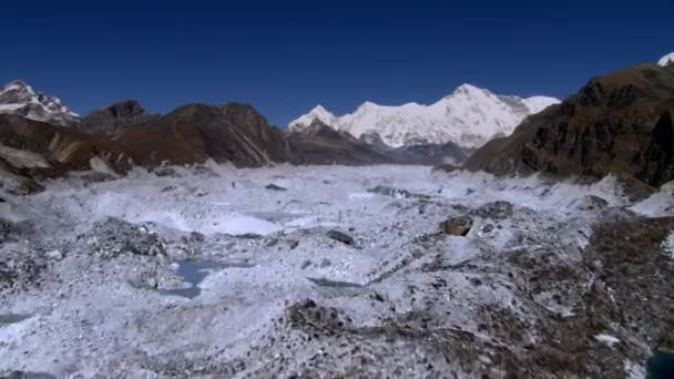 Indonezya Mayıs 2020 Volkan Dağlarla Kaplı Dağ Manzarası Tengger Semeru — Stok video