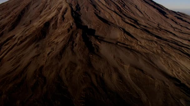 インドネシア 2020年5月 火山と山を持つ山の風景テンガー セメル国立公園 ジャワ インドネシア 空中ビュー火山噴火口 — ストック動画