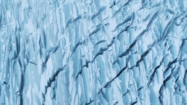 Vista Aérea Del Paisaje Majestuoso Aéreo Antártico Nieve Cubierta Ártico — Vídeos de Stock