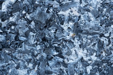 Gri, beyaz ve gümüş tonlarında küle yakın çekim arkaplanı