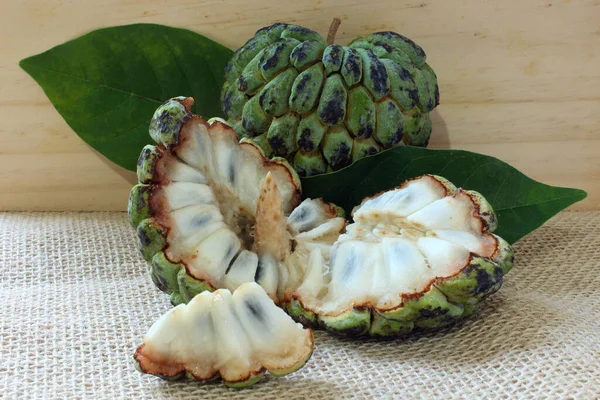 Annona Squamosa Fruit Également Connu Sous Nom Pinha Fruta Conde — Photo