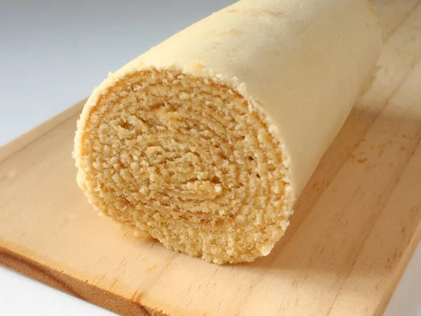 Dulce Leche Roll Keki — Stok fotoğraf