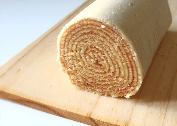 Traditionell Guava Roll Kaka Bordet — Stockfoto