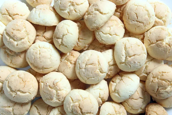 Galleta Mandioca Fondo Bolinho Goma Brasil —  Fotos de Stock