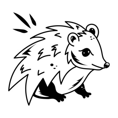 Şu tatlı kirpinin karalama ikonunu tut. 