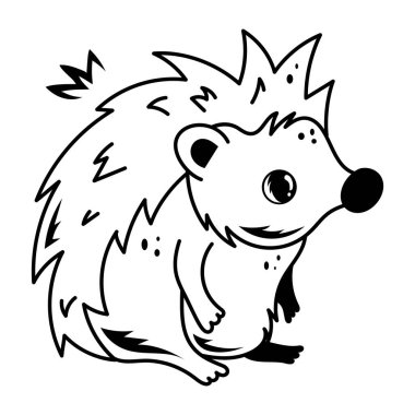 Burada bir kirpinin karalama simgesi var.