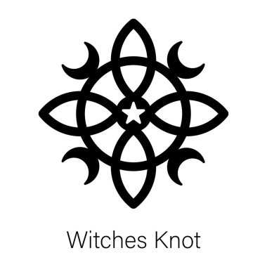 Cadı düğümü simgesine bakın.  