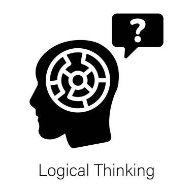 Mantıklı düşünme biçimi simgesi 